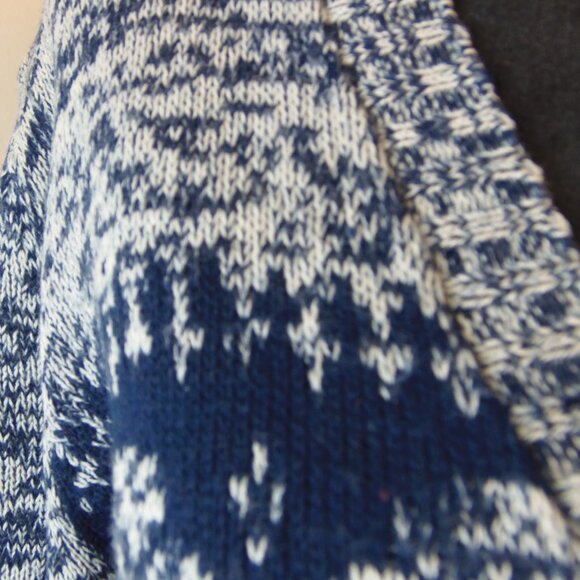 Vintage The Villager Fair Isle Nordic Style SZ LG Cardigan - Picture 4 of 8